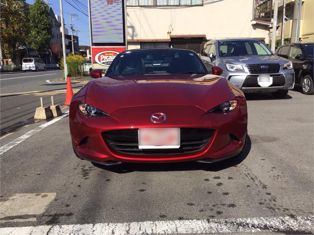 マツダ ロードスター ドア へこみ