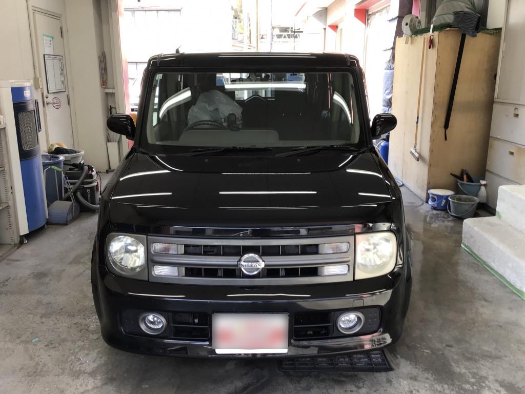 日産 キューブ フェンダー 線キズ