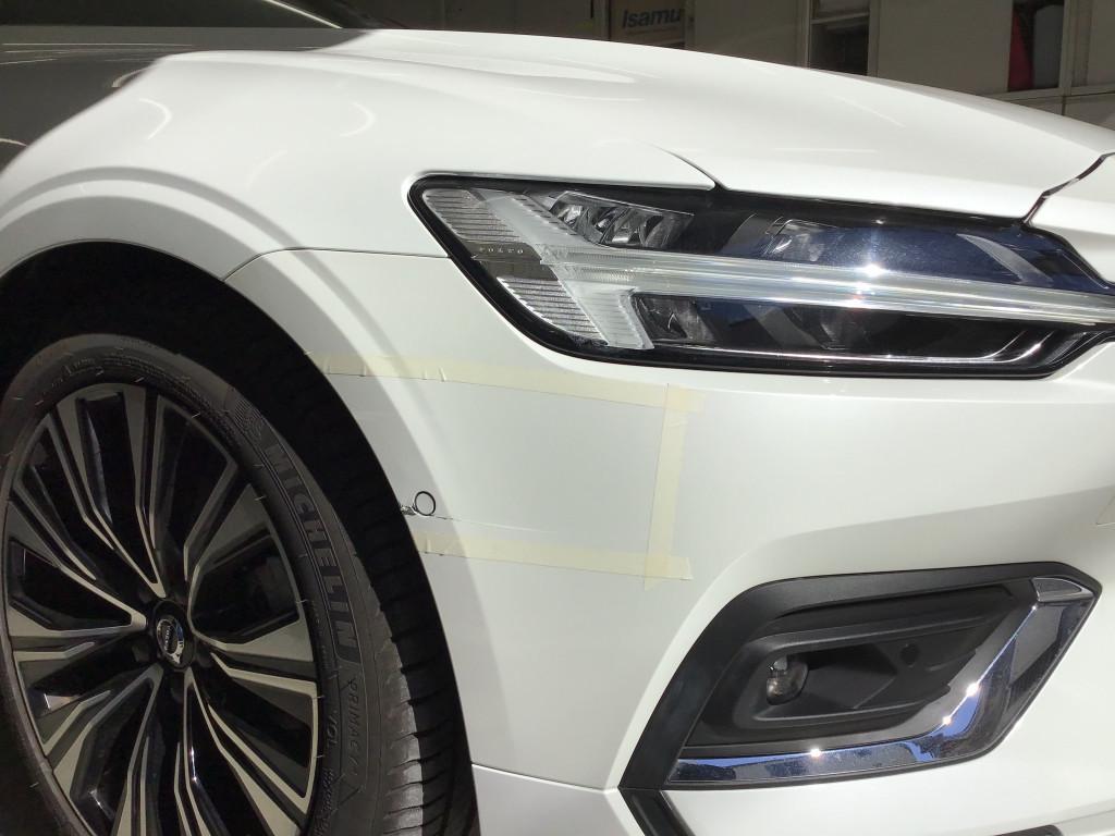  ボルボ　Ｖ６０ エグレ修理前