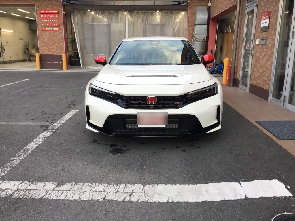 ホンダ シビック フェンダー 線キズ