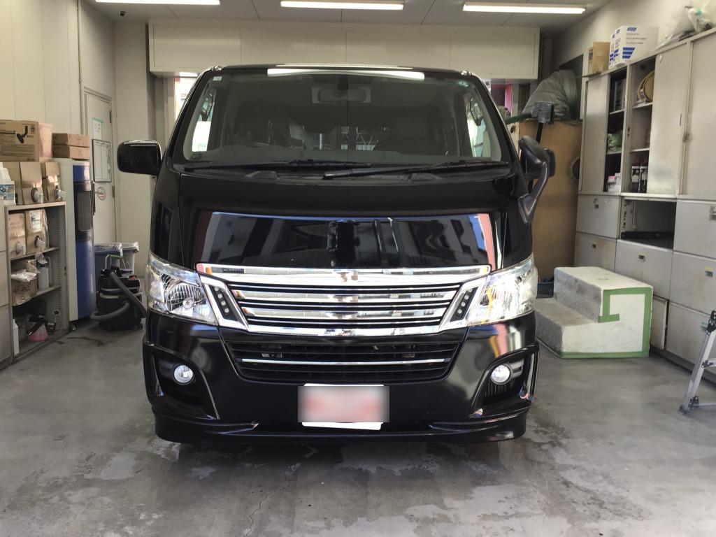 日産 ＮＶ３５０キャラバン バンパー へこみ