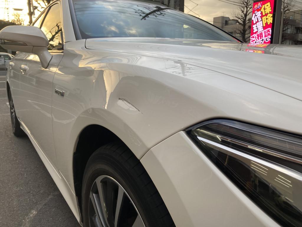  クラウン へこみ修理前