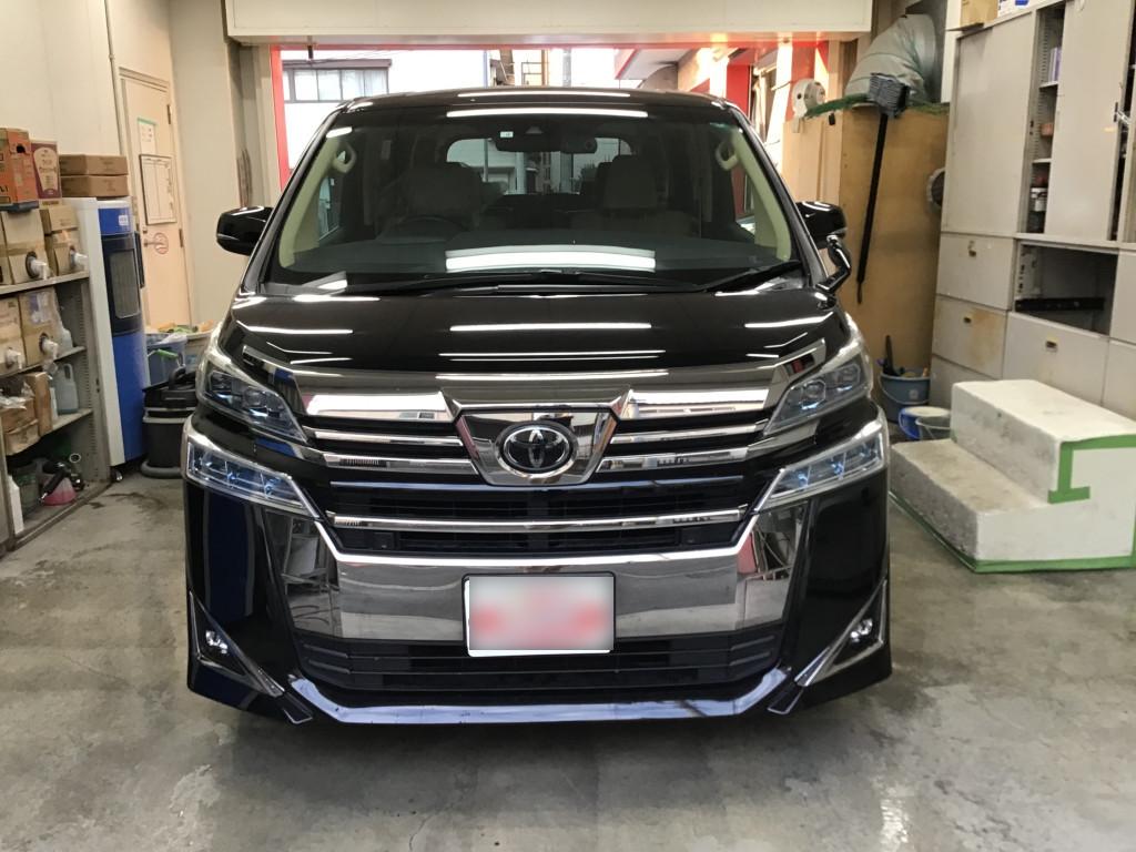 トヨタ ヴェルファイア フェンダー 線キズ