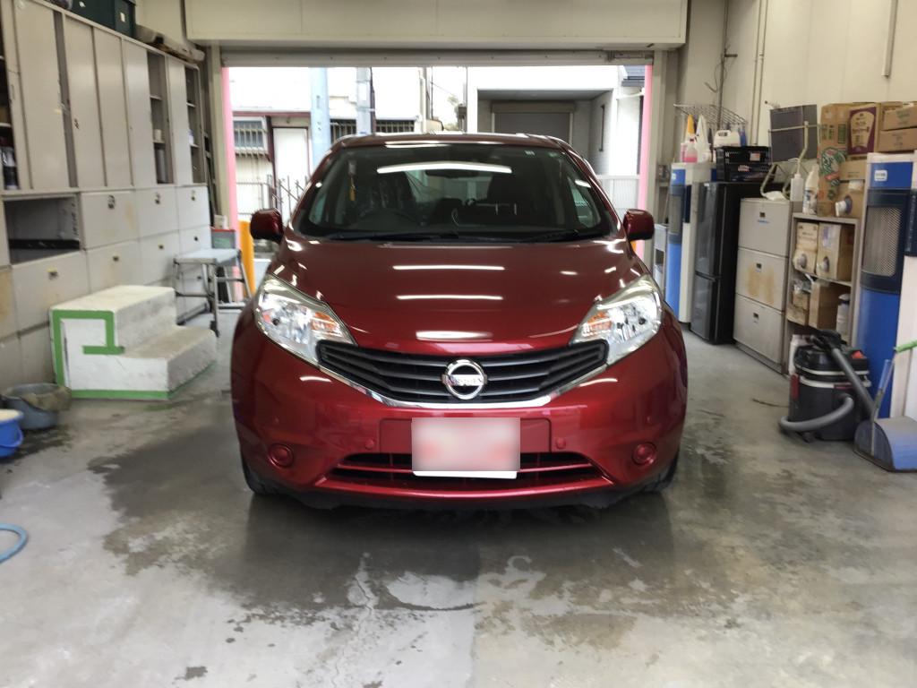 日産 ノート フェンダー へこみ