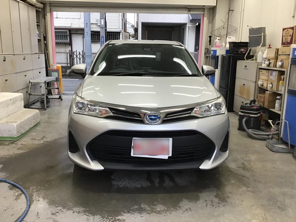 トヨタ カローラフィールダー バンパー エグレ