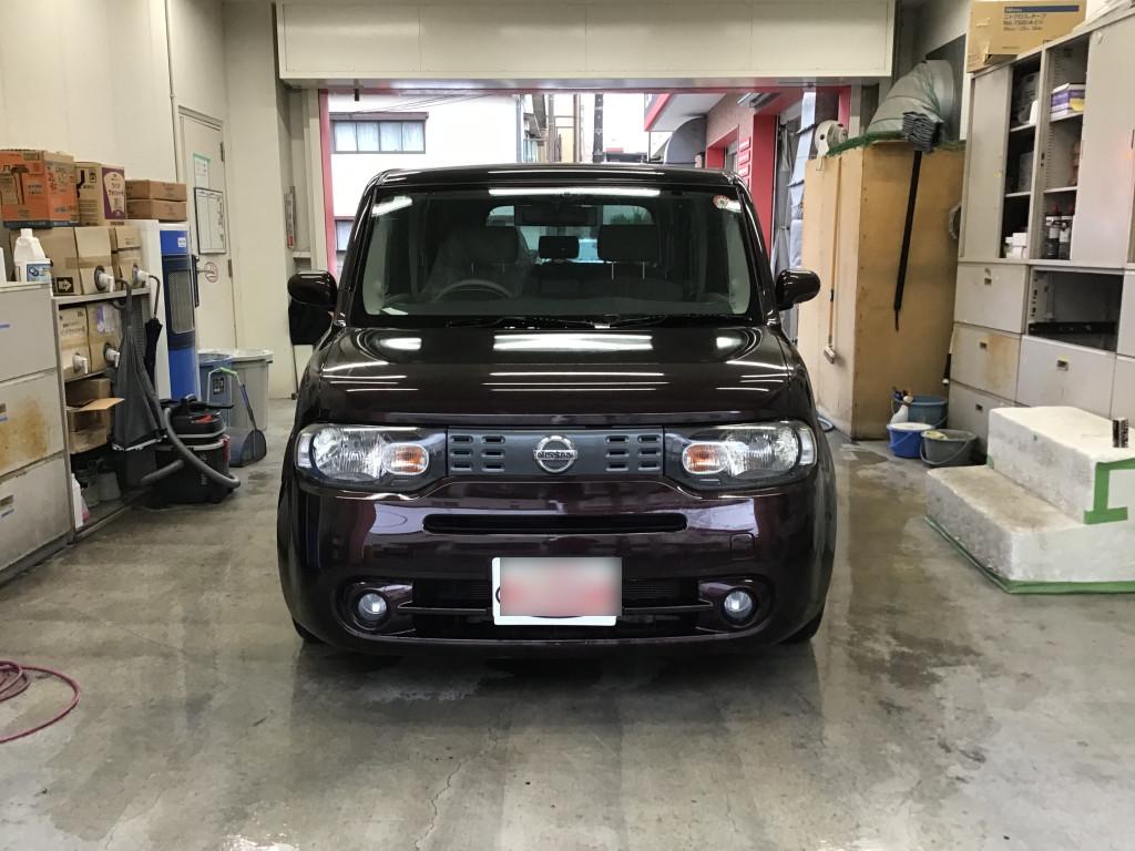 日産 キューブ バンパー エグレ