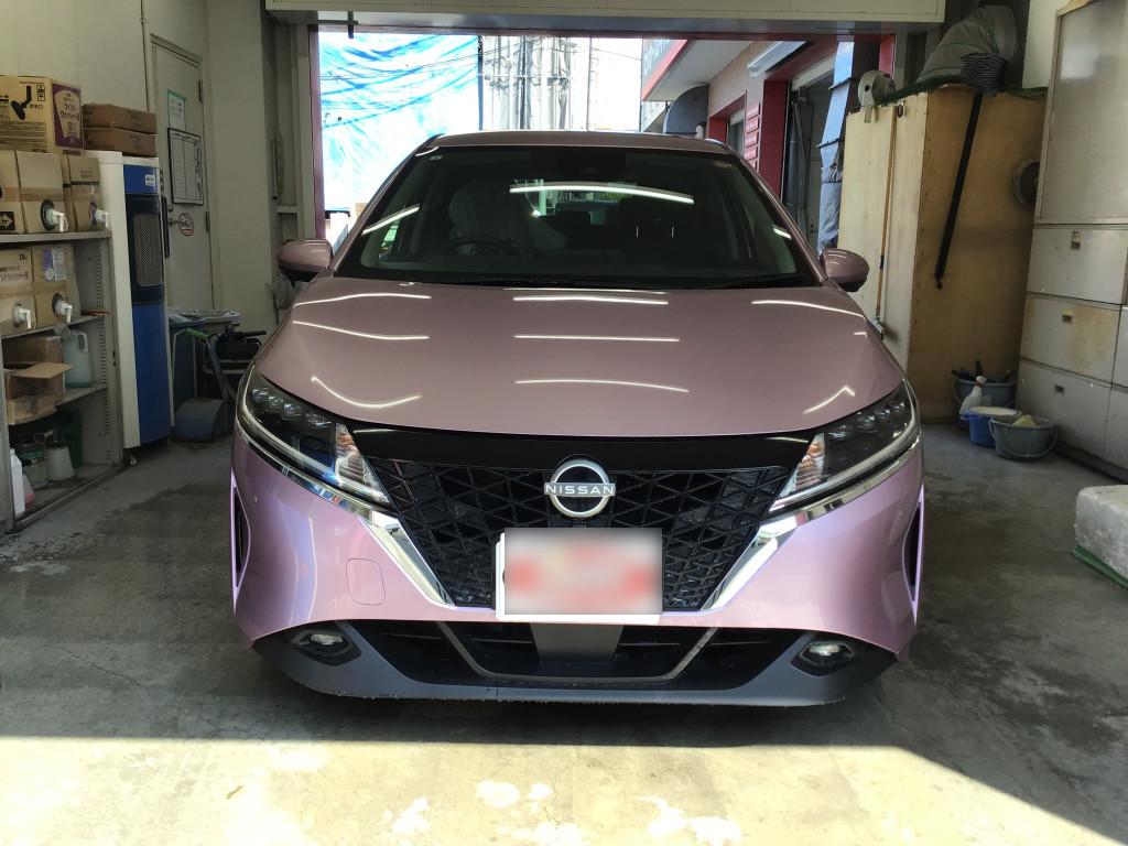 日産 ノート ドア 線キズ