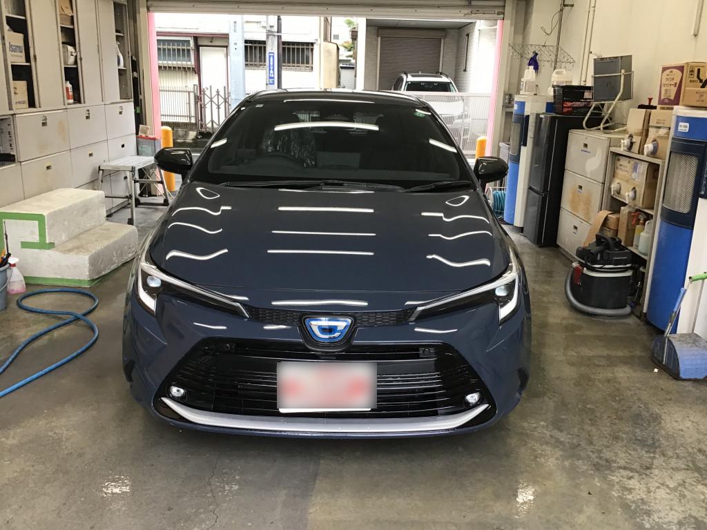 トヨタ カローラ　ツーリング ドア 線キズ