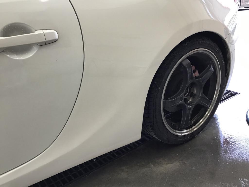  ＢＲＺ へこみ修理後