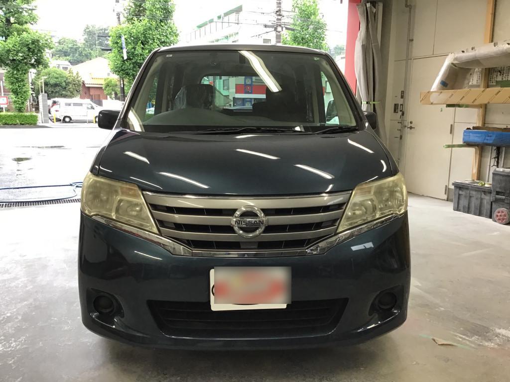 日産 セレナ ドア 線キズ