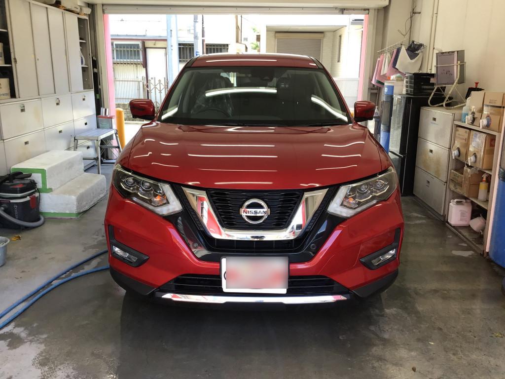日産 エクストレイル ドア 線キズ