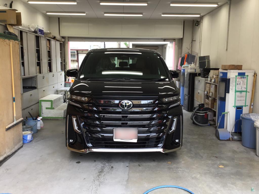 トヨタ ヴェルファイア ドア 線キズ