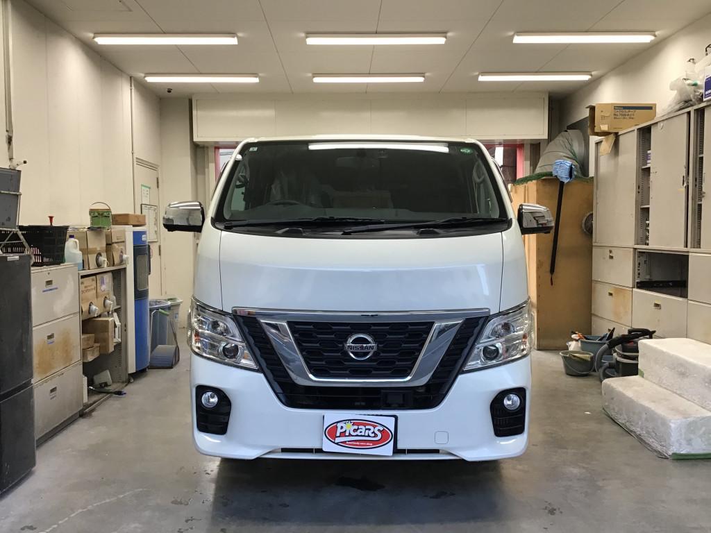 日産 キャラバンバン フェンダー へこみ