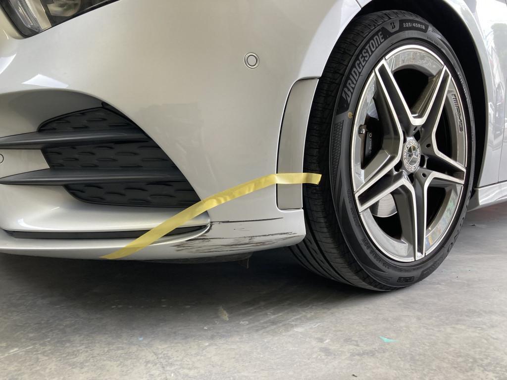  メルセデスベンツ　Ａクラス エグレ修理前
