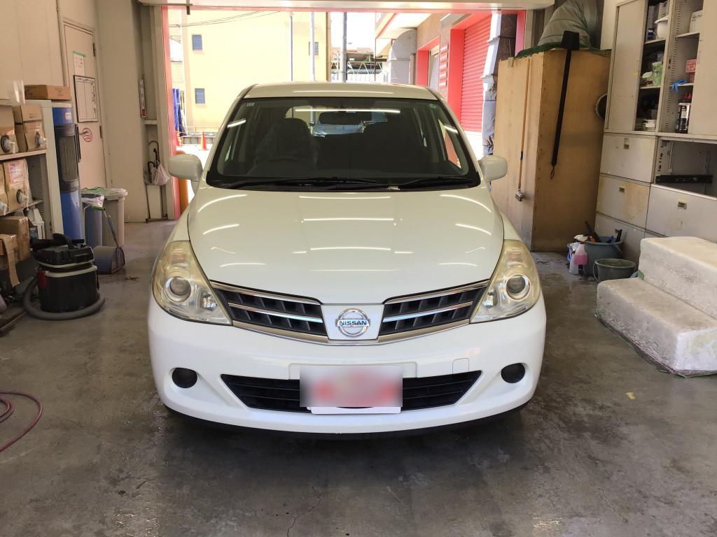 日産 ティーダ バンパー エグレ