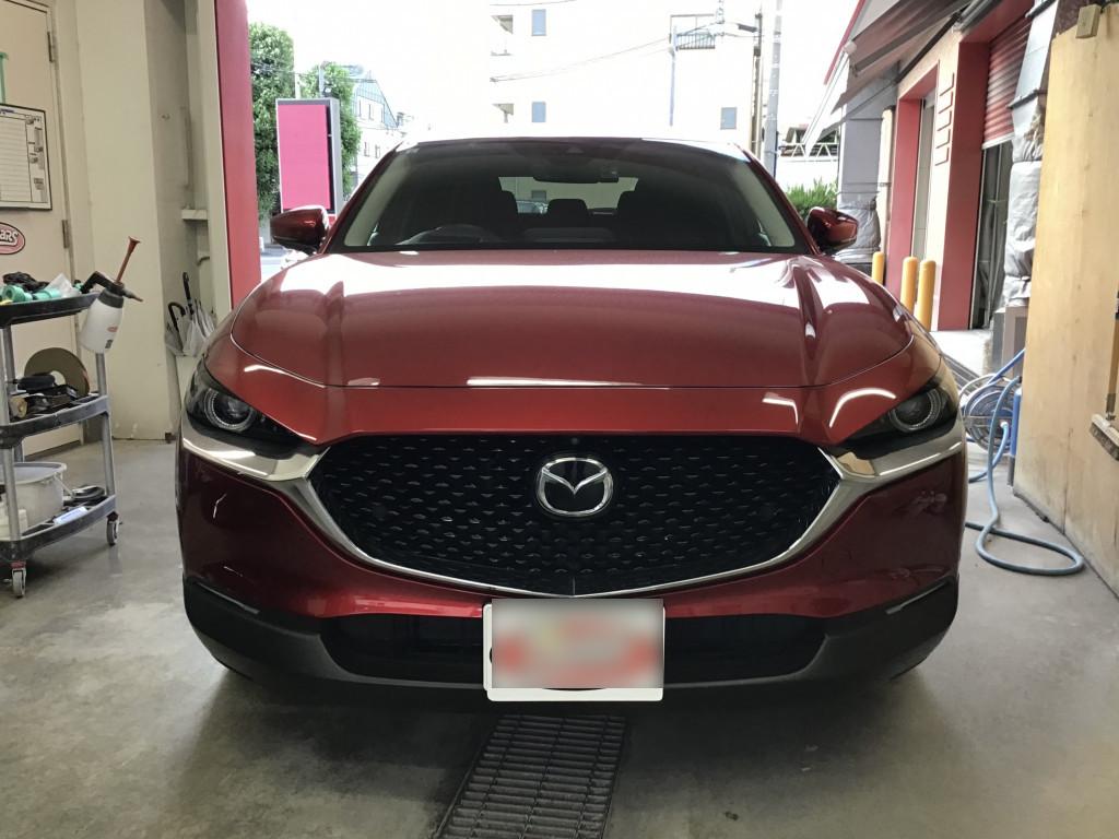 マツダ ＣＸ－３０ ドアミラー 線キズ