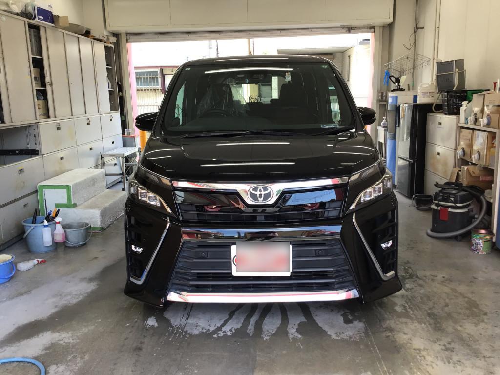 トヨタ ヴォクシー ドア 線キズ