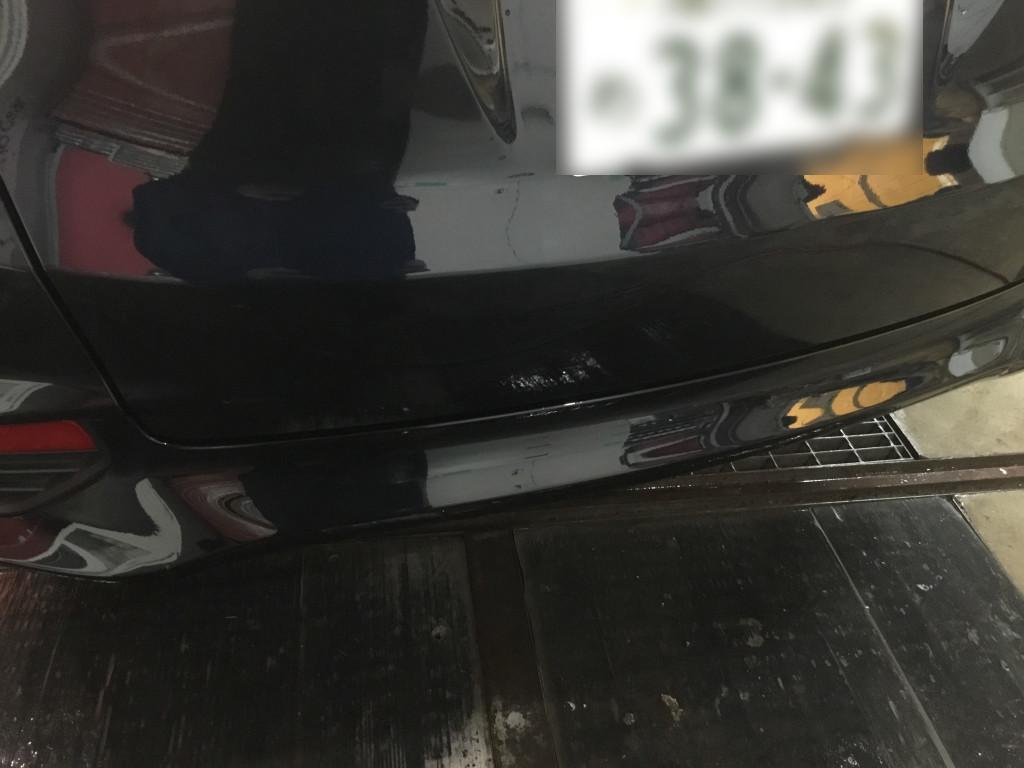  フィット　シャトル へこみ修理後